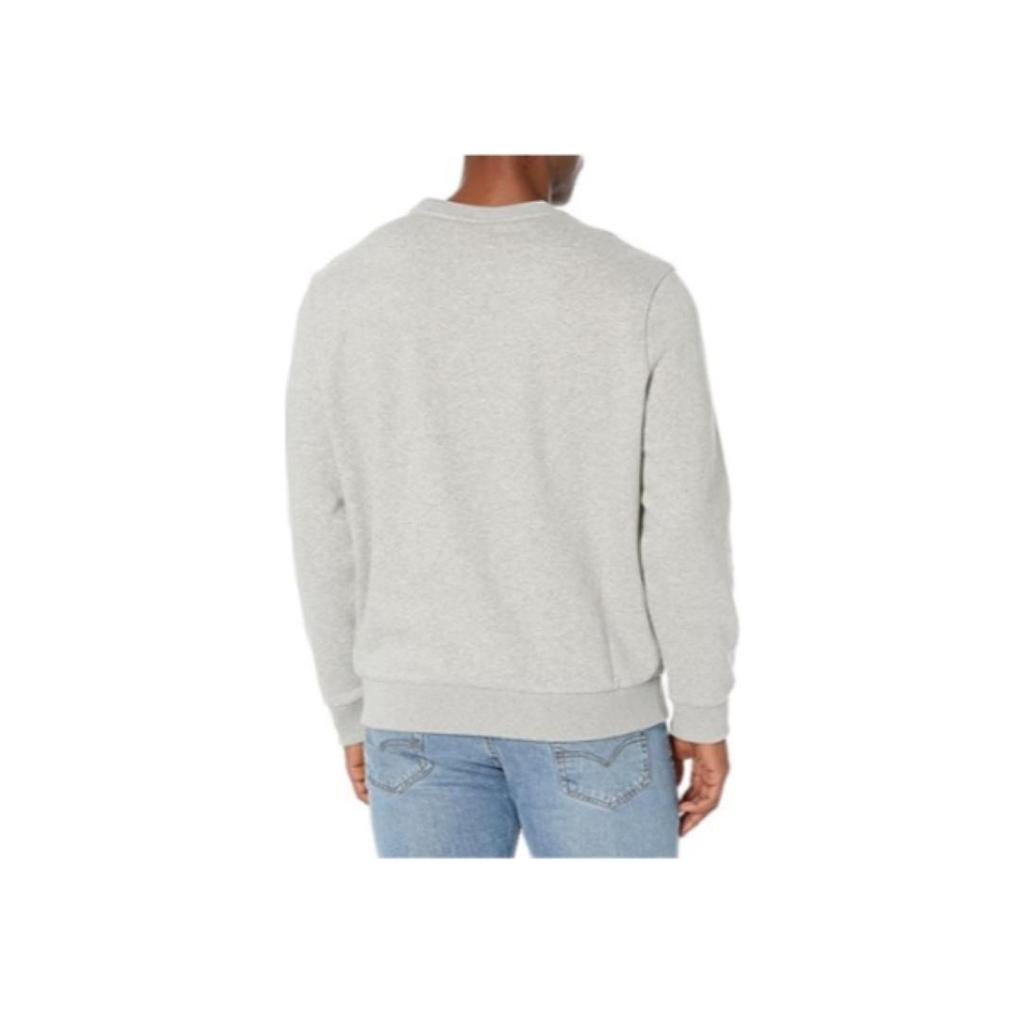 Calvin Klein Ss23 Letter Logo Round Neck Long Sleeve Sweatshirt Men sweatshirt Light-Gray 40JM937-030