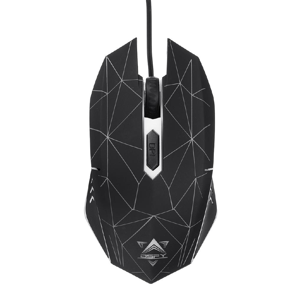 USB Mechanical Feel Keyboard And Game Mouse Set Headset Light Computer Desktop Wired Mouse Three-piece