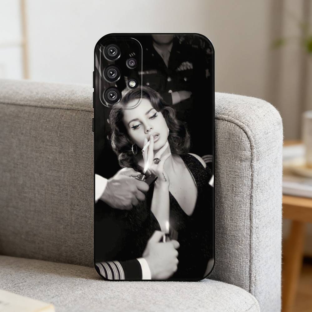 L-Lana Del R-Rey Phone Case For Samsung S25,S24,S21,S22,S23,S30,Ultra,S20,Plus,Fe,Note,10,9,5G Black Cover