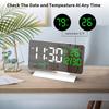 Large Screen Table Clock Multicolor Large Display Clock Digital Desk Clock  Home Office