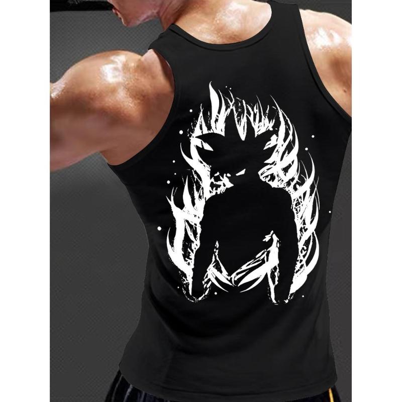 

Забавная майка-борцовка с мемом, Графическая футболка без рукавов, Веселый принт, Для вечеринок у бассейна и посиделок XXL чёрный