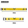 High Precision Spirit Level Magnetic High Bearing Ruler For Leveling Measuring Marking Drop-proof Aluminum Alloy Measuring Tools