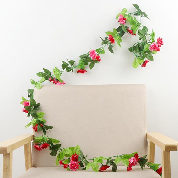 Artificial Rose Garland for Wall Hanging and Indoor Decor
