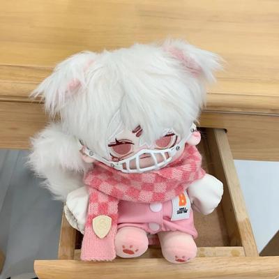 20cm Anime Pamuk Peluş Oyuncak Pembe Şeftali Peluş Bebek Doldurulmuş Giydirme Giydirme Karakterleri Doğum Günü Hediye Koleksiyonu