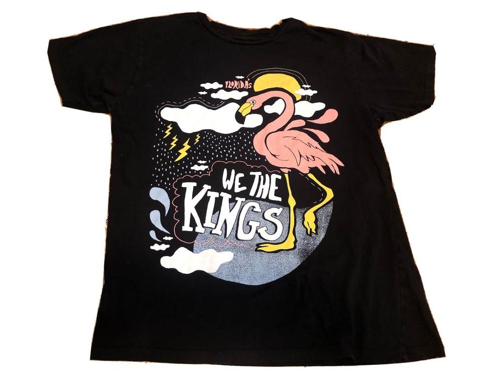 Vintage Band Tee Florida Flamingo We The Kings T-shirt BO251 Unisex T-Shirt XXXXL