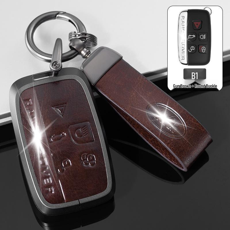 Land Rover Key Case for Range Rover, Evoque, Velar, Defender, Discovery, Sport, Freelander