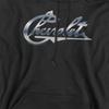 Chevrolet Unisex Adult Chevy Bowtie Chrome Vintage Hoodie