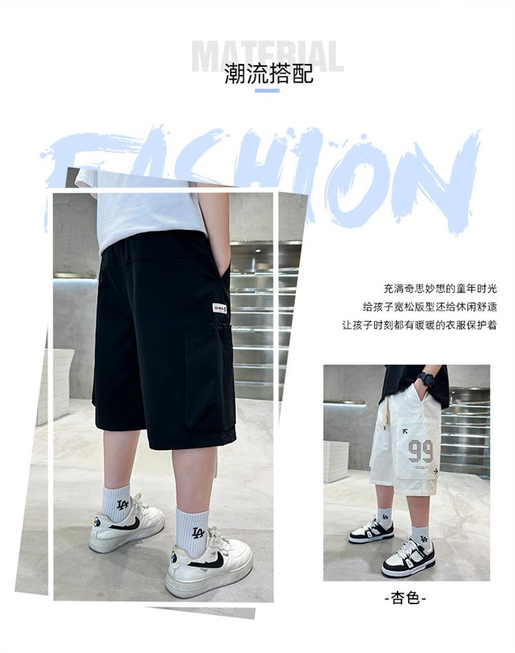 Children's clothing boys' summer pants 2026 new style mid to large children's summer shorts boys' summer thin five quarter pants