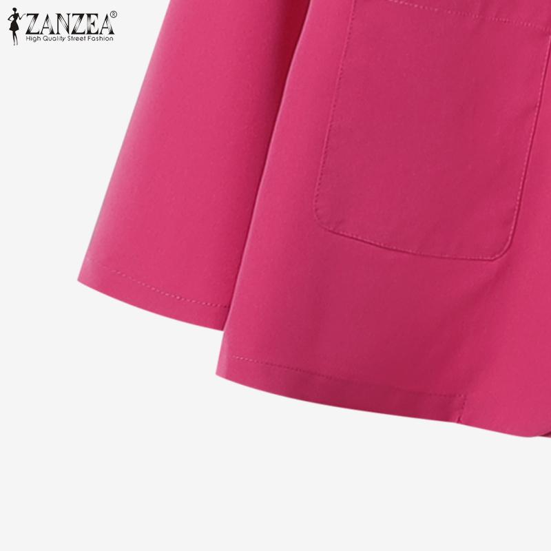 ZANZEA Damski Sweter Kardigan Bluzka i Spodnie Codzienne Dwuczęściowe Zestawy