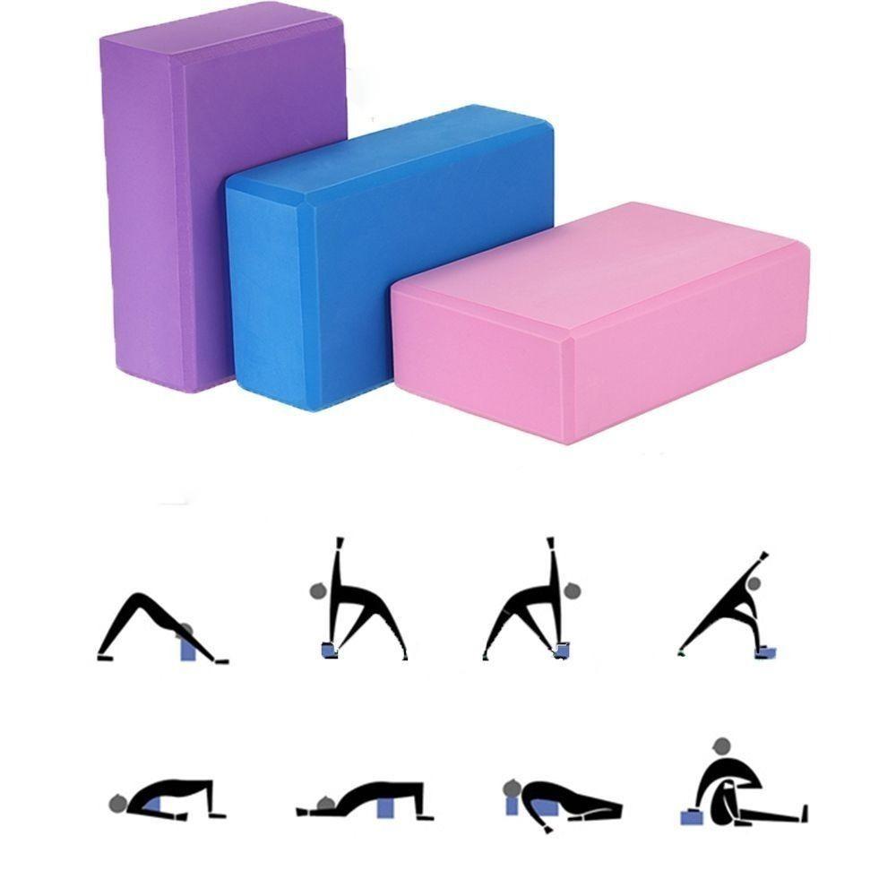 EVA Gym Foam Brick Colored Pilates Bricks New Yoga Blocks  Sports Supplies
