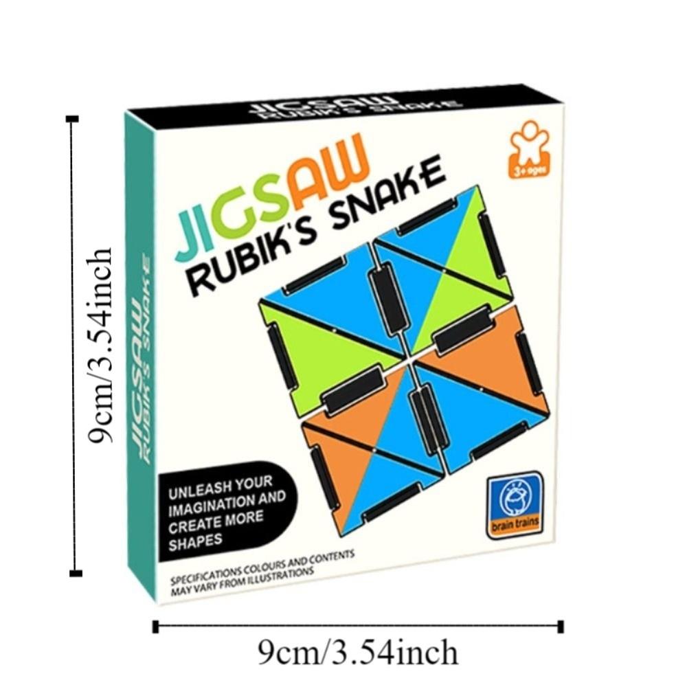 Versatile Assembly Transforming Puzzle Cube Building Model Jigsaw Puzzle Ruler  Children Gift