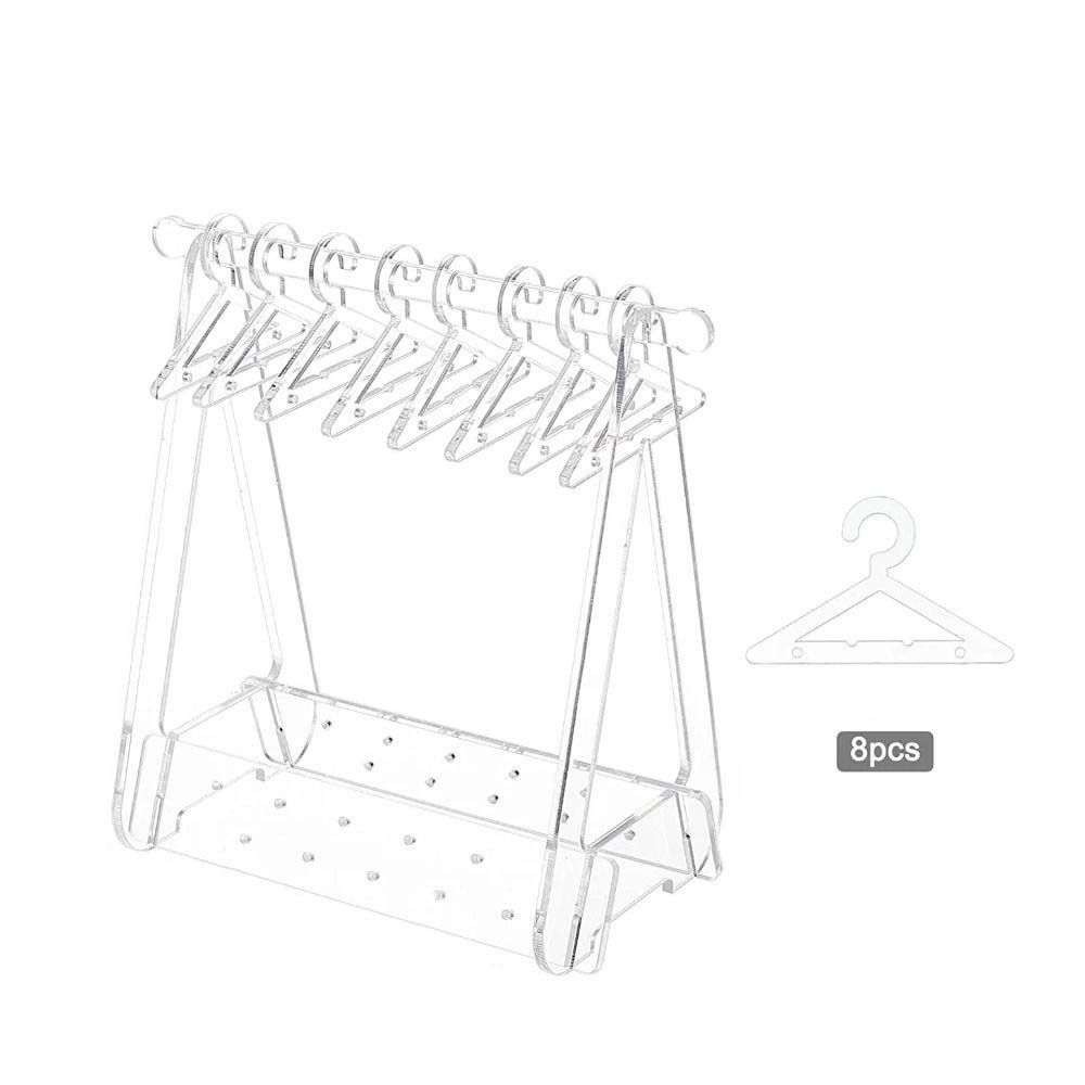 Acrylic Earring Rack Holder Colorful Jewelry Show Case Creative Jewelry Display Stand  Girls