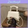 Elegant Women's Casual Pu Handbag Stylish Solid Color Small Square Bag For Fall