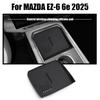 For MAZDA EZ-6 6e 2025 Central Control Armrest Box Silicone Box Charging Car Storage Accessories Modification Wireless Pad Y1N9