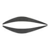 2PCS Car Headlight Eyelids Eyebrows Trim Head Lamp Decoration Stickers For Infiniti Q50 Q60 Carbon Fiber Auto Accessories