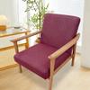 1pc Nordic Polyester Fiber Armchair Cover Elastic No Armrest Backrest Chair Cover with Zipper Single Sofa Seat Case Home Hotel