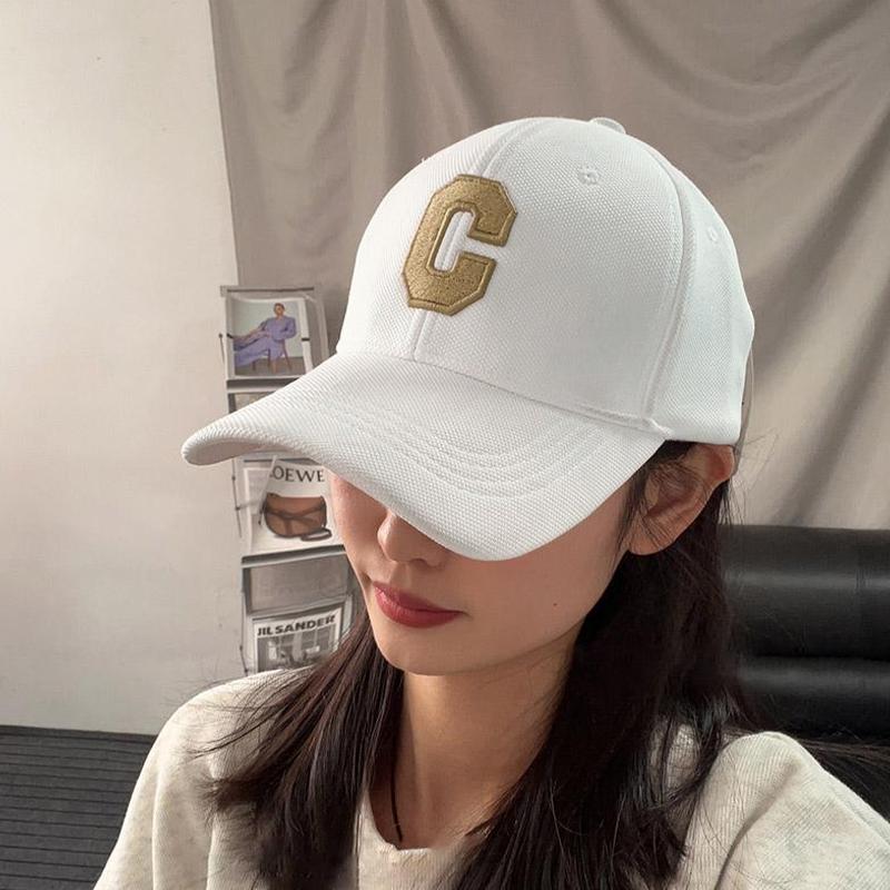 Men'S And Women'S Hats  Style C Letter Embroidered Baseball Caps Korean  Couple Snap Hats Men'S And Women'S Sun Hats