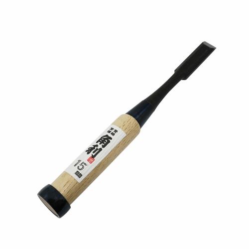 

KAKURI Chisel, Beveled, White Oak Handle, 215mm Overall Length, 15mm Cutting Edge, for DIY Carving, Mortise and Tenoning, 41915