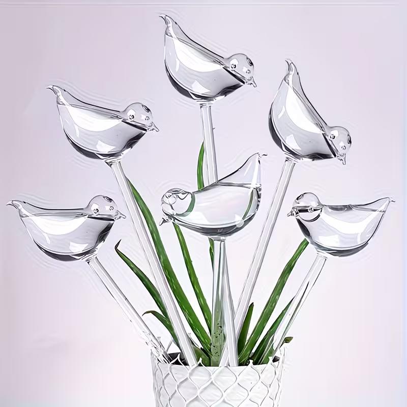 Imitation Glass Plastic Bird Automatic Water Dispenser Lazy Water Dispenser Travel Dripping Machine Lazy Water Dispenser Circula