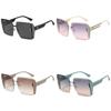 Geometric Unisex Oversized Eyewear With Uv400 Protection For Outdoor Activities And Fashion Style