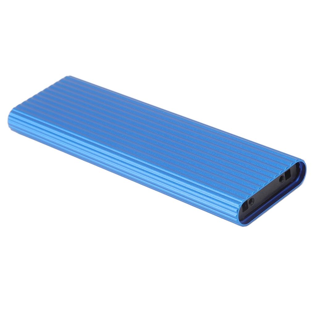M.2 SSD Enclosure Adapter Tool Free Aluminum Alloy Shell High Speed USB C 3.1 Enclosure Adapter for Home Office
