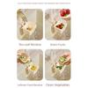 Durable Push-type Sink Drain Basket Separate Anti-leakage Kitchen Sink Filter Basket Versatile Sink Storage Rack