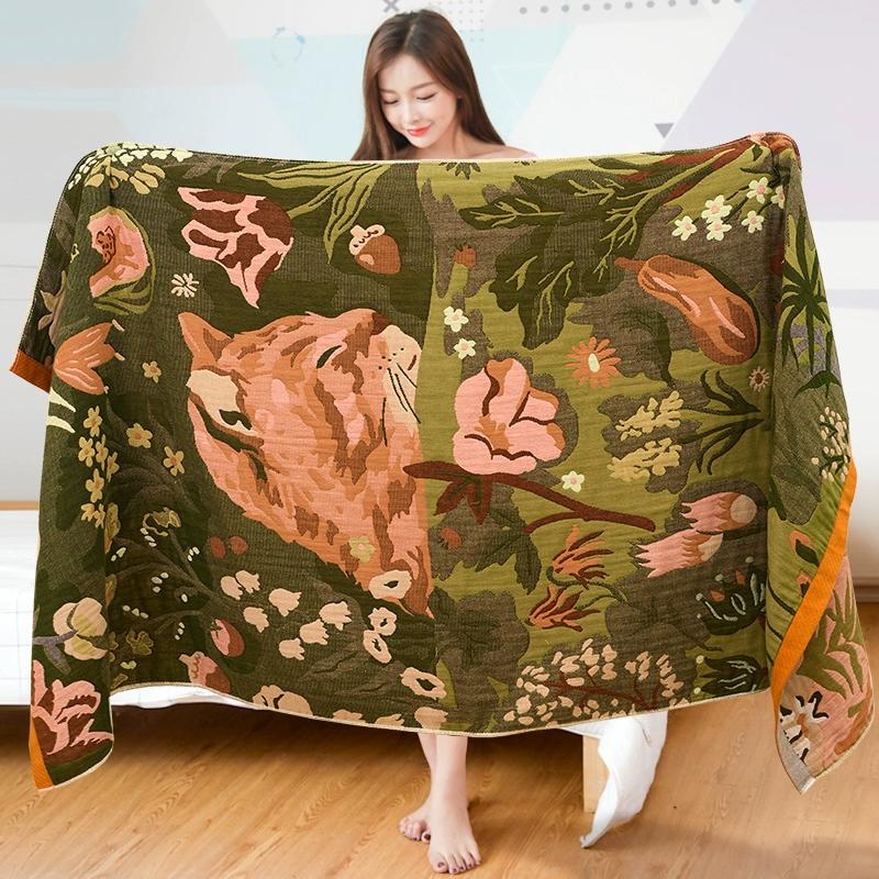 

100% Pure Cotton Gauze Bath Towel - Cute Soft and Absorbs Cotton Towel for Adults and Children,75 X 160cm