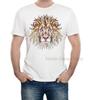Lion Lion T-Shirt Print Unisex Cotton Fruit of The Loom