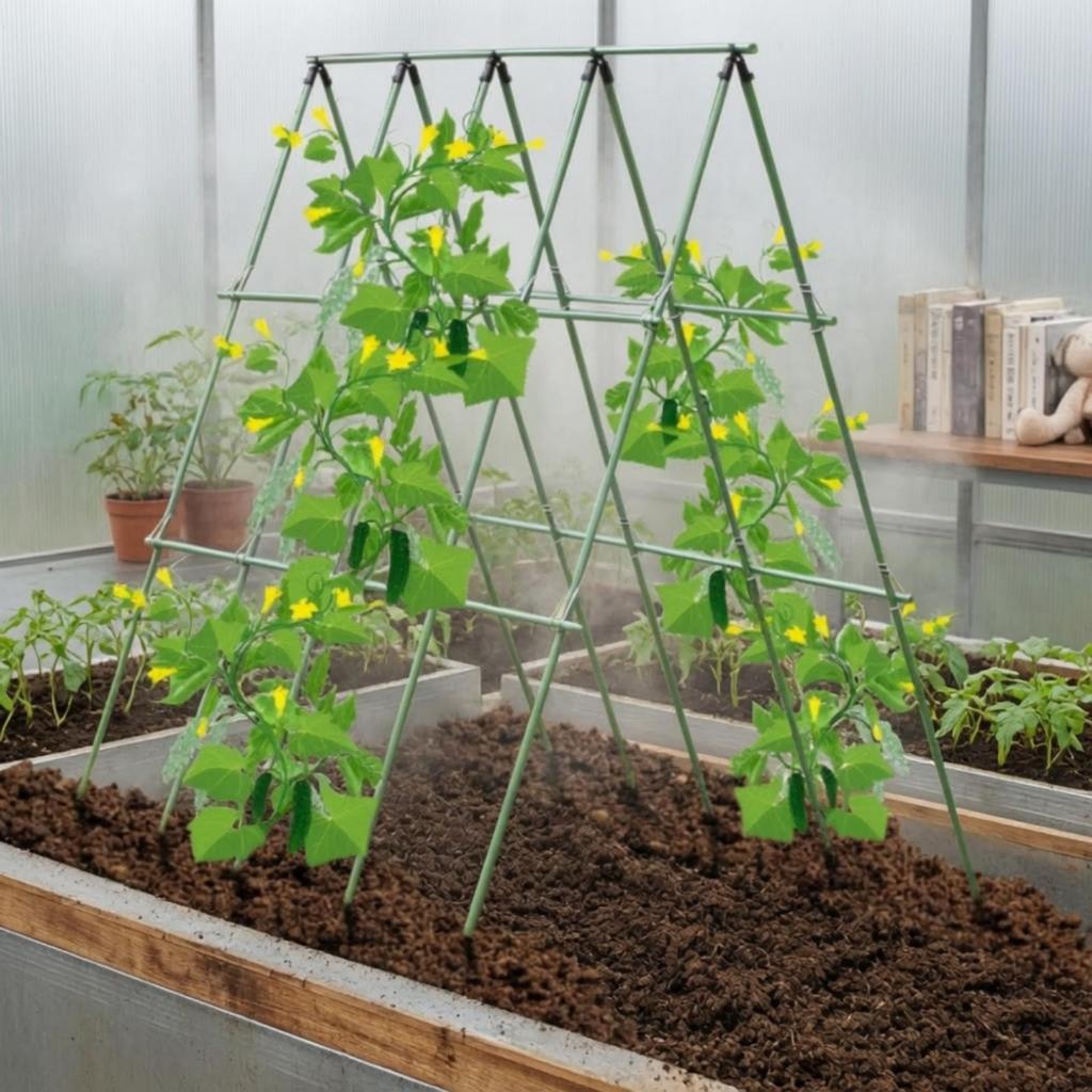 Plant Trellis with Net Sturdy Garden Frame Modular for Growers