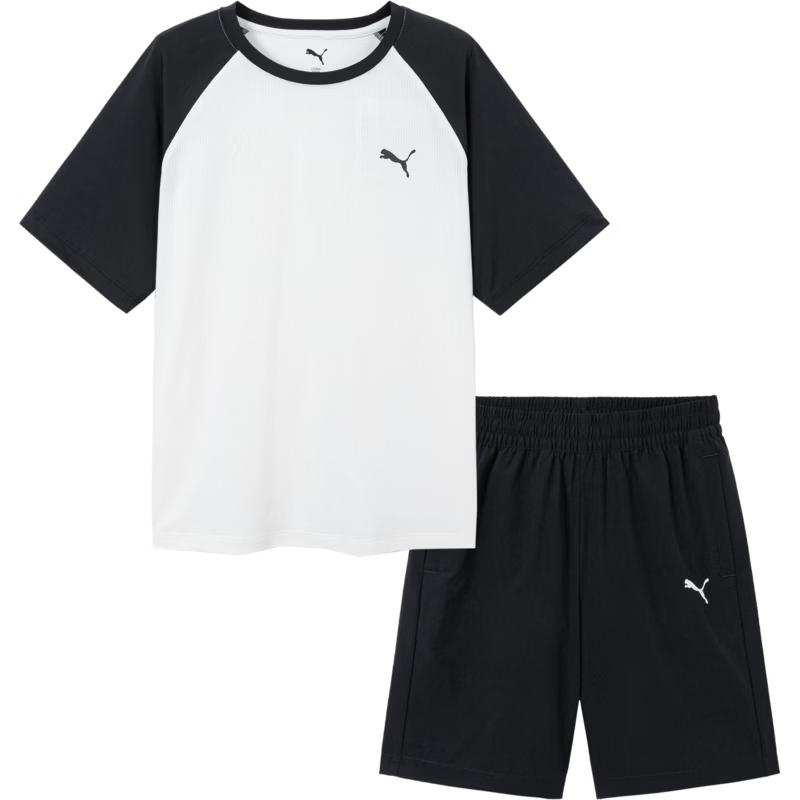 PUMA Kids' Spring 2026 Short Sleeve Tracksuit