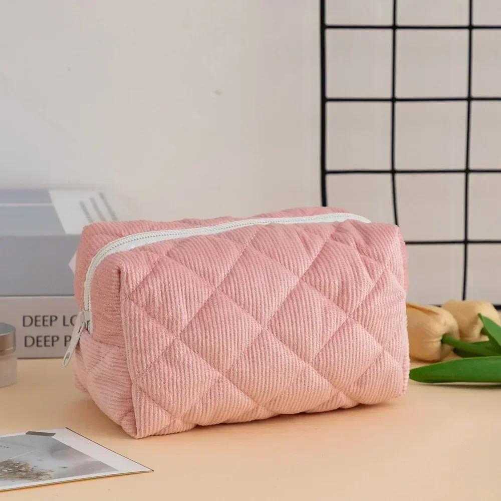 1PC Small Makeup Zipper Bags for Girl Mini Square Cosmetic Bag Women Portable Earphone Lipstick Sanitary Napkins Storage Pouch