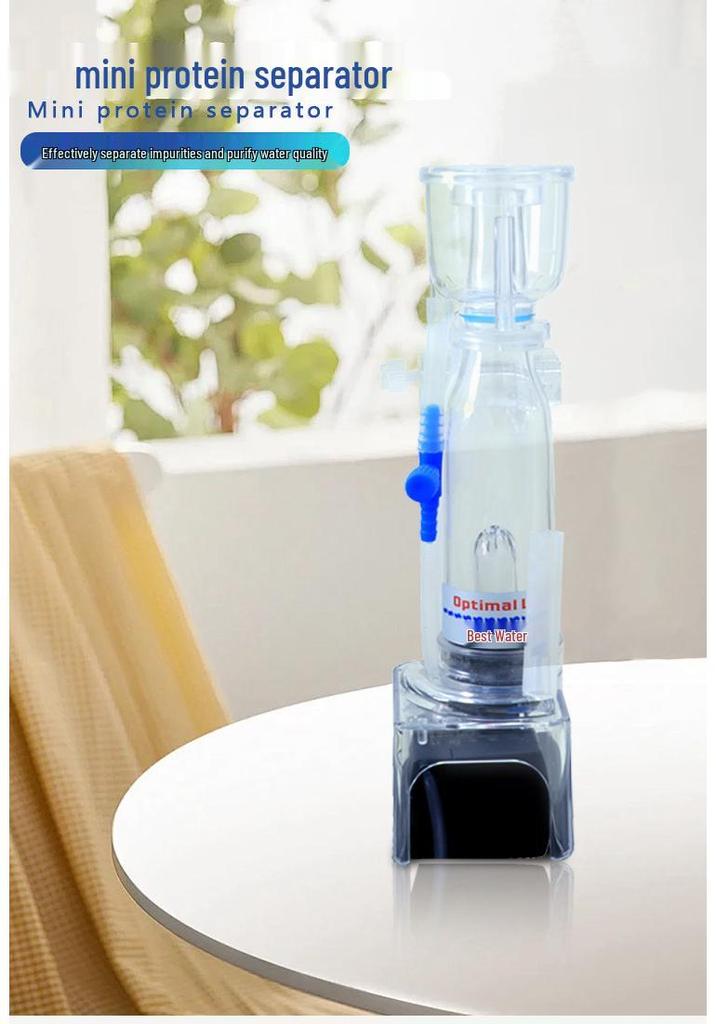 Mini Protein Skimmer & Purification Filter for Saltwater, Jellyfish, Coral Tanks Up To 35 Gal