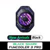 Black-Shark 3Pro Radyatör Evrensel Cep Telefonu Soğutucu Fan 7-Blade 20W Yarıiletken Arka Klip Isı Emici RGB Işık ile