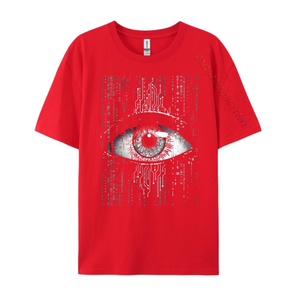 Digital Eye Computer Geek Computer Scientist Schematic Graphic Shirts Christmas Thanksgiving Funny Tshirts S