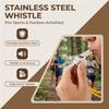 Stainless Steel Whistle for Sports and Outdoor Activities Durable High-Decibel Ergonomic Design Portable