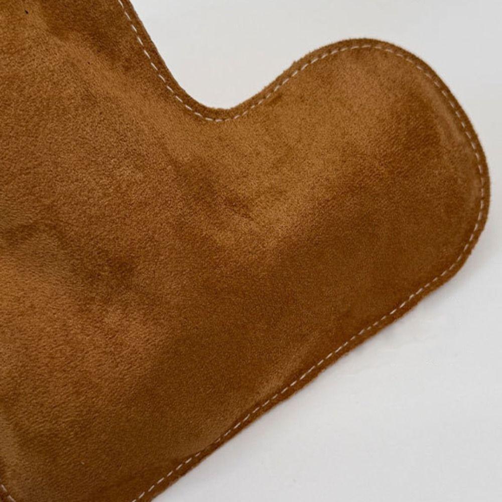 Portable Korean Style Suede Crossbody Bag LambWool Fluffy Christmas Sock Bag Phone Storage Casual Plush Boot Bag Girl