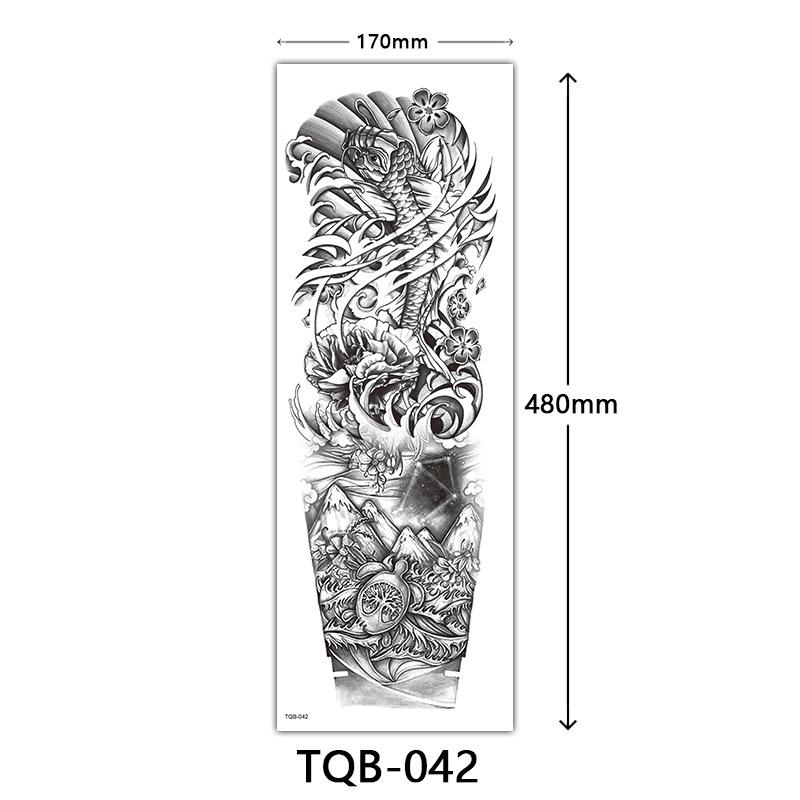 Full Arm Tattoo Sticker Full Arm, Full Arm Big Picture Tattoo Sticker, Flower Arm Tattoo Sticker Tattoo