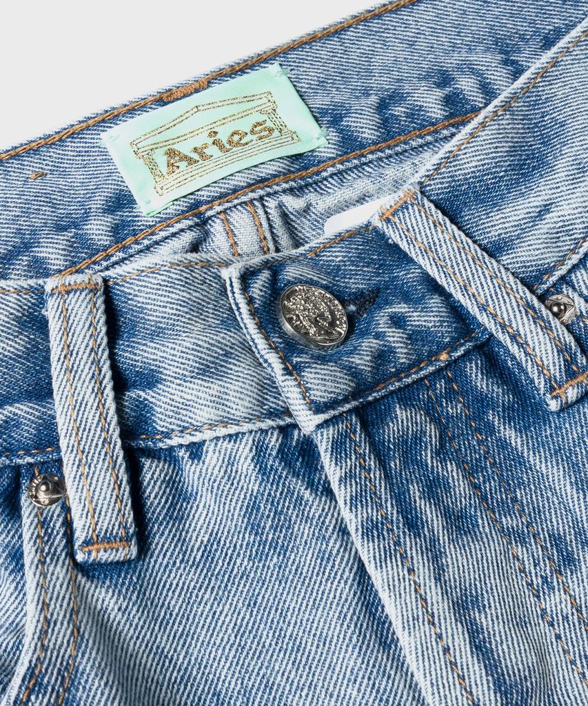 ARIES (U) Acid Wash Batten Jean Blue