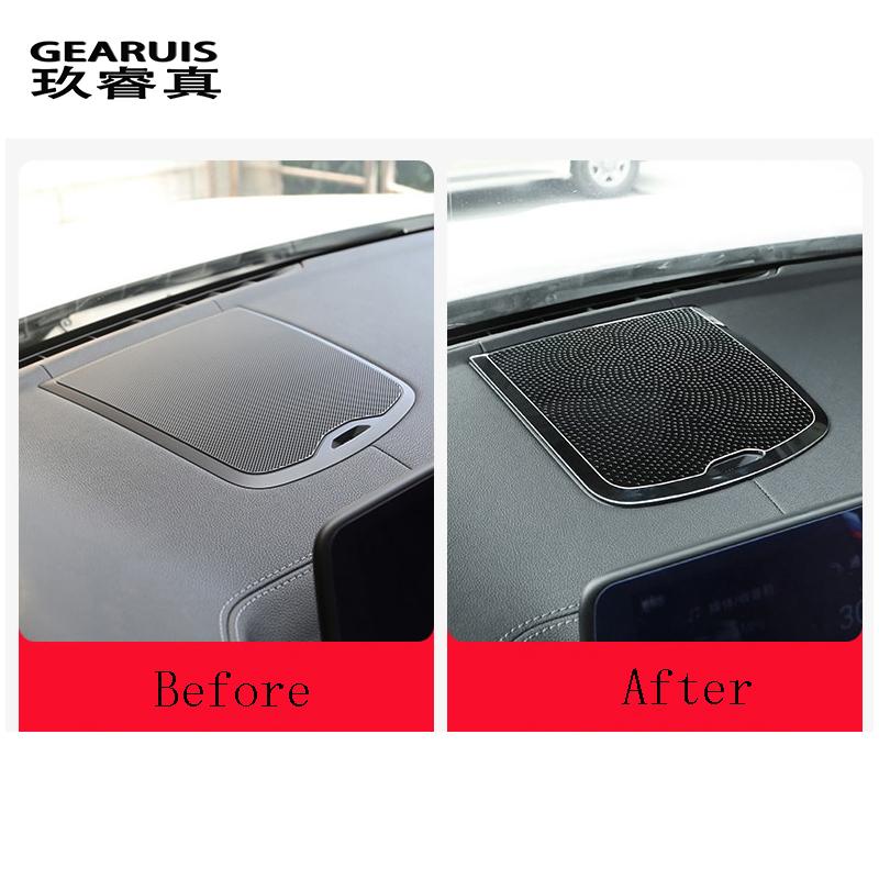 For BMW X3 G01 X4 G02 Bil Senter dashbord høyttalerdeksel mellomtone høyttaler diskant musikk stereo Klistremerker interiør