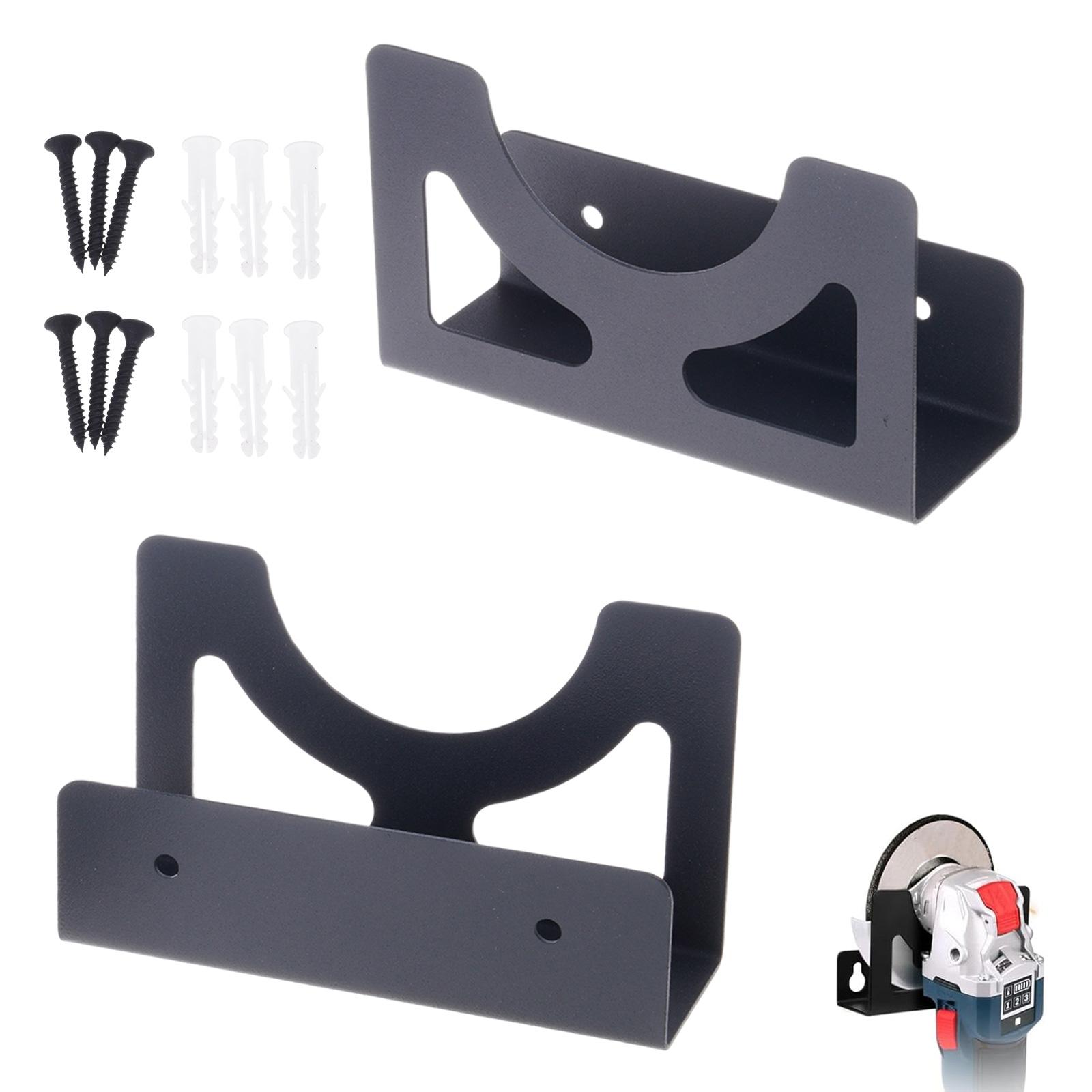 2pcs Heavy Duty Grinder Mount with Quick Installation for Wall Storage Space Efficient Stainless Steel Bracket 1