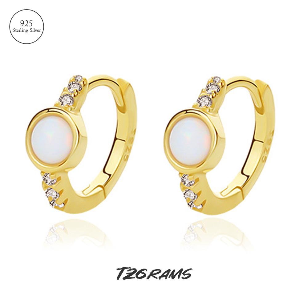 

Настоящее серебро 925 пробы Минималистичные винтажные серьги с опалом Высокое качество модных ювелирных изделий Великолепный персонализированный подарок