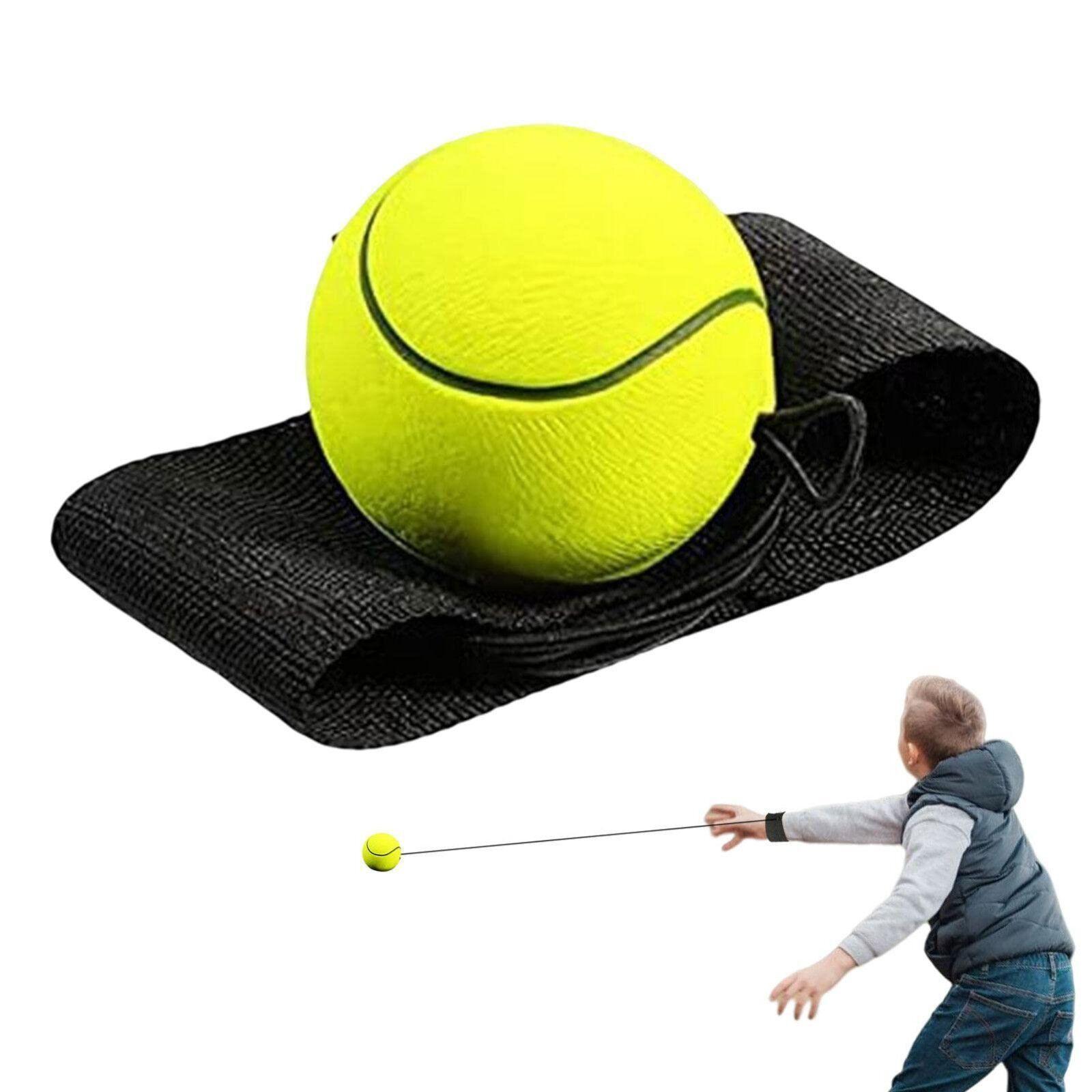 

Мяч на запястье Мяч на запястье с веревкой Детские надувные шарики на запястье Электрические спортивные игрушки для детей Мяч Баскетбольный футбольный браслет Игрушка One Size жёлтый