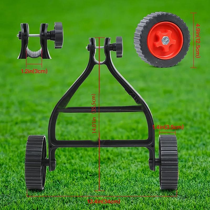 Universal-Rasentrimmer, Grasfresser, Cutter, verstellbare Stützräder, Garten-Rasenmäher-Teile, Lithium-Elektromäher-Zubehör