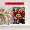 Borussia Dortmund 5D Diy Diamond Painting Round Diamond Diy Frameless Holiday Artwork Suitable For Home Office Wall Decoration