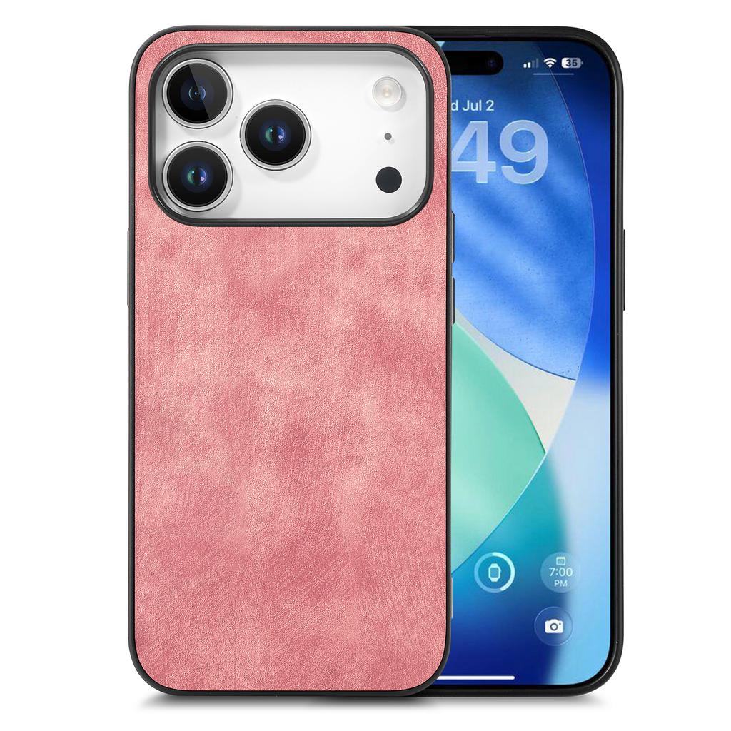 For iPhone 17 Pro Max Case Shockproof Slim Retro Leather Phone Back Cover