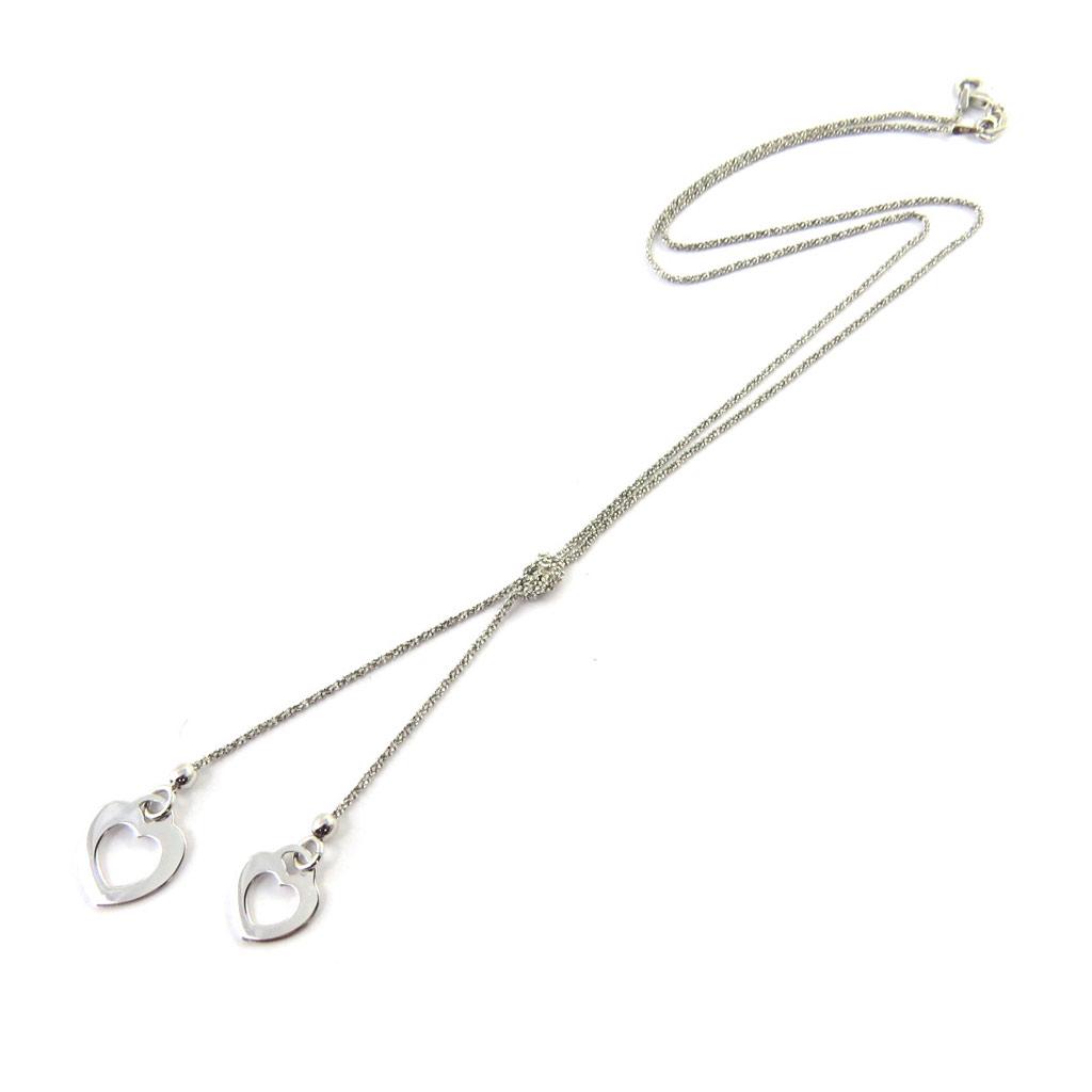 Les Trésors De Lily [L7870] - Silver 'Love' Necklace