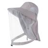 UV-Schutzhut mit Gesichtsmaske Atmungsaktiv Insektenschutz Breiter Rand Anglerhut Outdoor Sport Natur Wandern Camping Netzhut