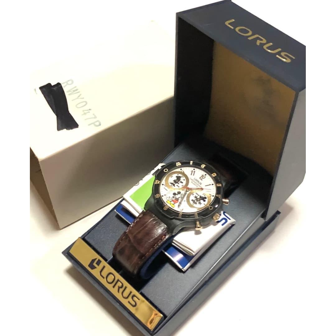 Used 1990s Vintage LORUS / Lorus Mickey & Minnie Chrono