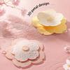 1PCS Sakura Shape Push-type Water Drain Floor Drain Anti-insect Sealing Cover Silicone Pad Sewer Plug Anti-odor Bathroom Kitchen Sink Deodorizer