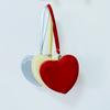 Clutch Bag PU Purses Korean Style Solid Heart Bag Ins Red Love Hear Wallet  Female